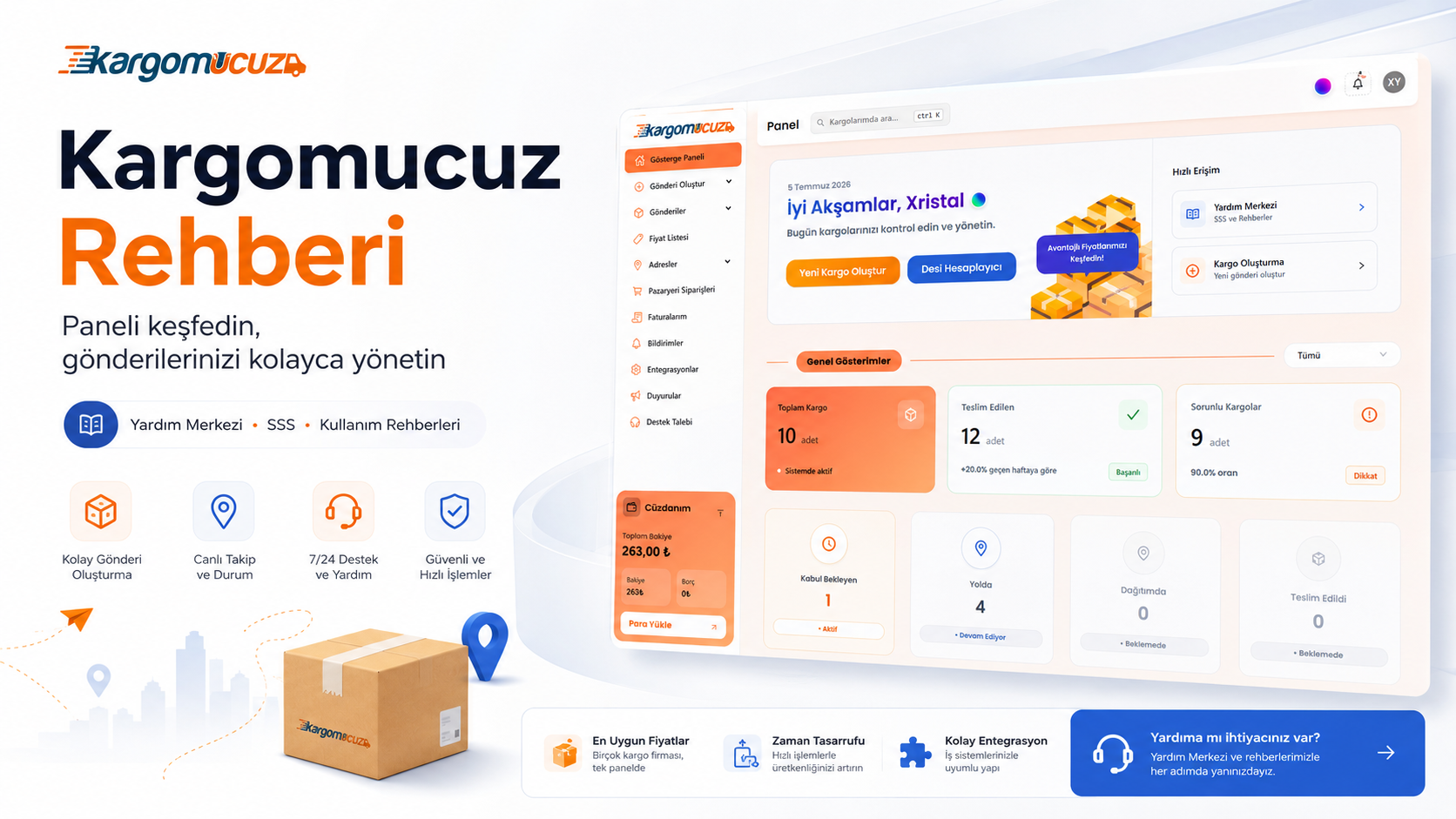 Kargomucuz’dan kargo göndermeyi adım adım öğrenin